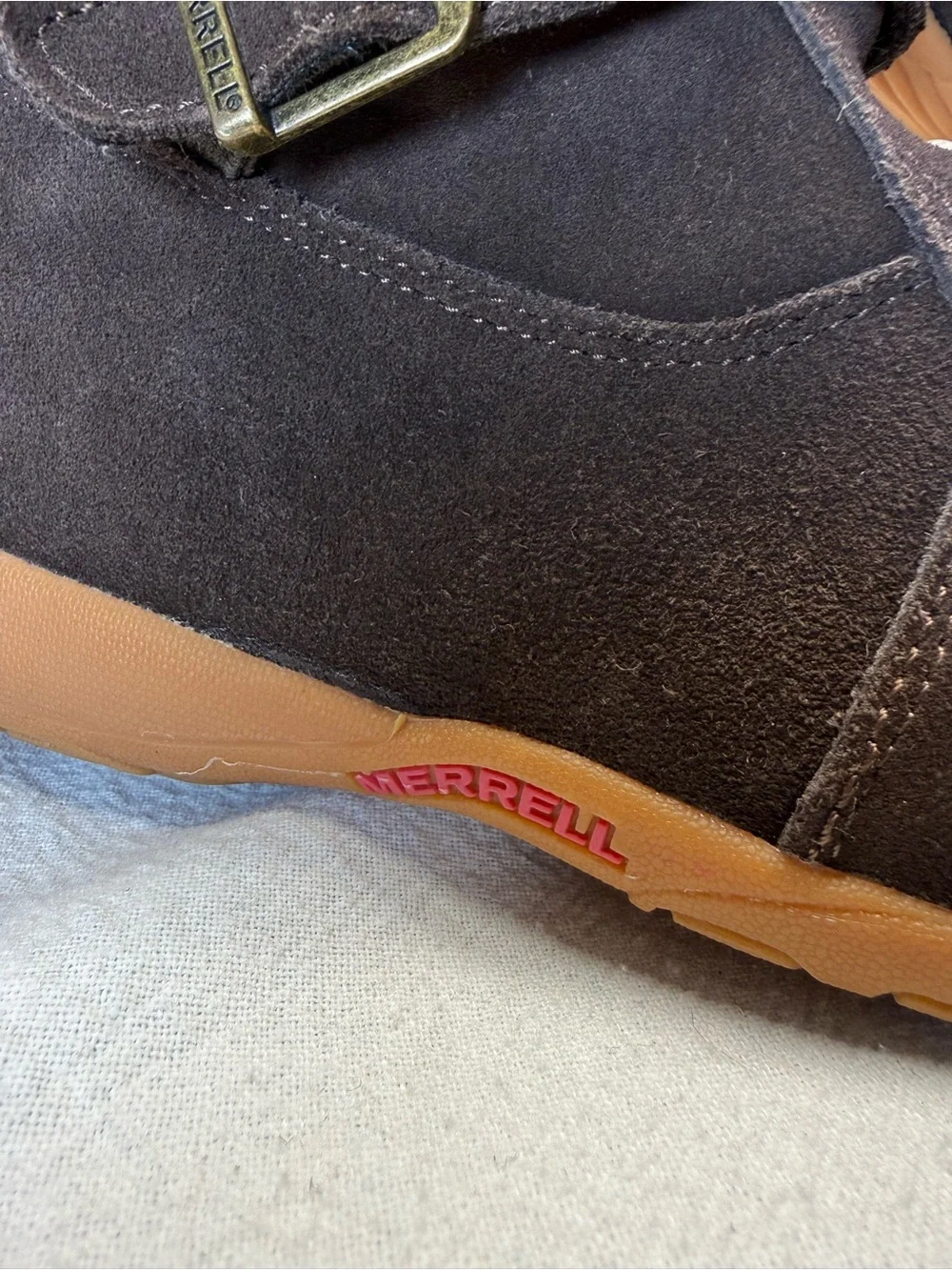 Merrell Dark Brown Faux-Shearling Mid-Calf Winter Boots Boys or Girls Waterproof
